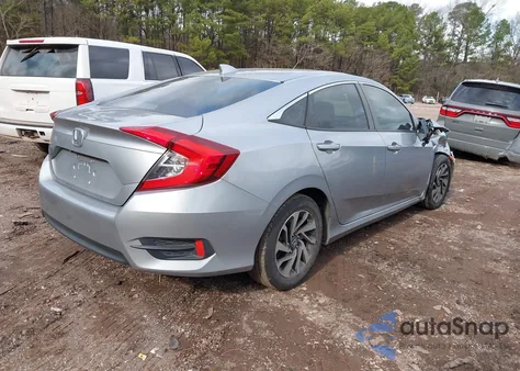 2018 Honda Civic Ex from USA, damaged, VIN 2HGFC2F76JH545071